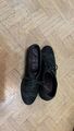 Tamaris Halbschuhe Schuhe Schnürschuhe schwarz Leder Gr. 42 Stiefelette