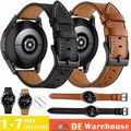 Quick Fit Klassisch Lederarmband Kompatibel mit 20mm/22mm Smartwatch Ersatzband