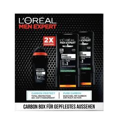 Loreal Men Expert Geschenkset Duschgel Deo Roll-on EAN4037900578649