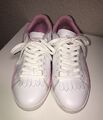 Puma Damen Sneaker Match - Weiß/Rosa - Gr. 37 - Top Zustand - Logo - Glitzer