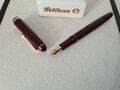 Pelikan / Gimborn Senior 130 "M" 14ct./585 Bordeaux-Rot Kolbenfüller für Sammler