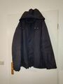 Übergangsjacke Outdoor Jacke Sports Gr. XXL 2XL dunkelblau schwarz Kapuze 