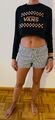 H&M Short Bermuda Hotpants weiss gestreift Grösse 40 gebraucht 