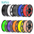 SUNLU PLA PETG PLA+ SILK TPU ASA Filament 3D-Drucker 1,75mm 1KG/0.9KG Schwarz