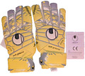 Torwarthandschuhe 1 Paar Supersoft Eliminator gelb/grau/weiß Gr: 8,5 Uhlsport