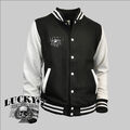 Biker Jacke Chopper classic Harley-Motiv USA Motorrad Bobber Skull *4240