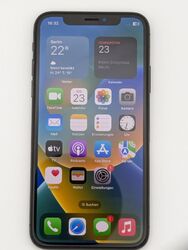 Apple iPhone X 64GB spacegrau Smartphone ohne Simlock Sehr Gut - B-Ware