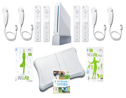 Nintendo Wii Konsole mit Balance Board Controller und Spiele Wii Fit Plus Sports✅ BLITZVERSAND ✅ HÄNDLER ✅ BESTE PREIS-LEISTUNG ✅