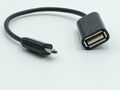 USB-OTG Adapter Kabel Micro USB Typ B Stecker auf USB A Buchse