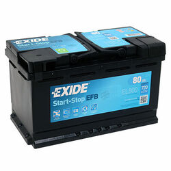 Exide EFB Start-Stop 12V 80 Ah 720A A EL800