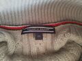 Tommy Hilfiger Rollkragen Strick-Pullover Winter Pulli Gr. M grau