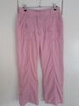 *S:AIX* weites Bein gerader Schnitt 7/8+lang rose Hose leicht Gr.36 S Sommerhose