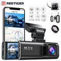 REDTIGER F7N 4K Dual Dashcam 64GB Karte,170 ° Weitwinkel, 256 GB Max unterstützt