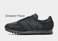 Adidas Originals LA Trainer Herren Turnschuhe Schwarz Netz Limitierter Vorrat