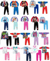 Mädchen Jungen Kinder Schlafanzug Figur Disney Kinder Schlafanzug Pyjama Alter 1-12 Jahre