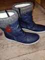 Rieker Boots Stiefelette Winterstiefel Blau Warmfutter Damen Schuhe Gr. 41