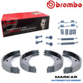 BREMBO Bremsbacken + Federnsatz für BMW 1-4 E81 E87 F20 F21 E46 E90 E91 E92 F36