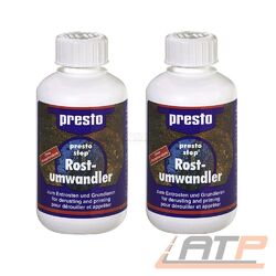 2x 250ml STOP ROSTUMWANDLER GRUNDIERUNG KONVERTER KORROSION 603086 32114201Die Nr.1* für Autoteile: Top-Preis-Leistungs-Verhältnis