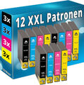 12x TINTE PATRONEN für EPSON Stylus S22 SX125 SX130 SX230 SX235W SX430 SX445