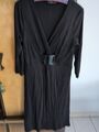 Damenkleid Langarm Schwarz Comma Gr 40