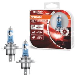 2x OSRAM NIGHT BREAKER LASER H4 NEXT GENERATION Halogen Scheinwerfer Lampen