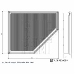 Luftfilter BLUE PRINT ADBP220038