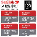 SanDisk ULTRA micro SD Speicherkarte 32GB 64GB 128GB 256GB 512GB 120MB/s ADAPTER