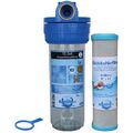 Chlorwasserfilter schadstoff Wasserfilter Aktivkohle Filtergehäuse 10 Zoll 1"IG