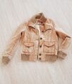 Lederjacke damen echt Leder beige Gr.36 wunderschön