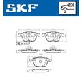 1x ORIGINAL® Skf VKBP 80586 E Bremsbelagsatz, Scheibenbremse Vorne, inkl.