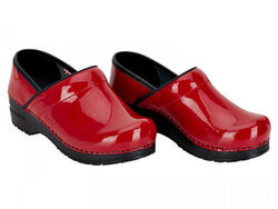 Sanita Professional Patent Clog Red Größe 38