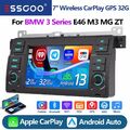 Android13 Apple Carplay Autoradio GPS RDS WiFi Für BMW 3er E46 M3 Rover 75 MGZT