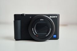 Sony Cyber-shot ZV-1 Kompakt Vlog-Kamera - Schwarz, in neuwertigem Zustand