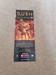 TNEWL41 WERBUNG 11X4 RUSH: "LIVE IN RIO" - AUF DVD