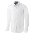 Herren PREMIUM Weiß Hemd 100% Baumwolle Langarm Oxford Smart Hochzeit Anzughemd