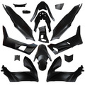 KOMPLETTES PANELVERKLEIDUNGSSET Aftermarket passend für Honda PCX 125 2021 2022 2023 SCHWARZ