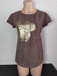 Minnie Maus T-Shirt braun Gr. S guter Zustand