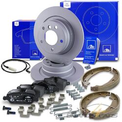 ATE BREMSSCHEIBEN +BELÄGE+WK+BREMSBACKEN HINTEN FÜR BMW 1-ER E81 E87 3-ER E90ATE BREMSENSATZ Ø296 # ALLE MODELLE SIEHE FAHRZEUGLISTE