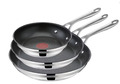 Jamie Oliver by Tefal Cook' Smart Bratfpannenset 20 24 28 cm Edelstahl Induktion