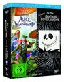 Tim Burton - 2 Film-Set - Nightmare before Christmas/Alice im Wunderland - NEU -