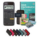 CALCUSO Streberpaket Schwarz mit Taschenrechner Casio FX-87DE X