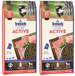 Hundefutter Bosch HPC Active Trockenfutter für Adult Hunde 2x15kg