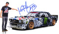 Ken Block signiertes Autogramm 6x4 Vordruckfoto