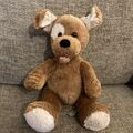 Spot The Dog klassisches Plüschtier Original Build A Bear 14 Zoll sitzender Welpe braune Augen