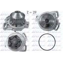 1x Wasserpumpe, Motorkühlung DOLZ A158 passend für AUDI VW