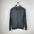 Bugatti Jacke Weste Größe L Herren Grau Braun Soft Cotton