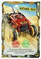 Lego Ninjago Serie 5 TCG Sammelkarten Fahrzeug Karte Nr. 205 Katana 4X4