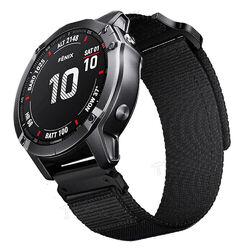 Für Garmin Fenix 7/7X/6/6X Pro/5/5X Plus 3 3HR Quick Fit Quick Fit Nylon Armband