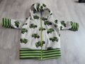 Baby Kapuzenjacke  aus Sweatshirt  grau mit Jeep