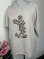 ❤️ Mickey Leinen T-Shirt rose Gr 38-46 Italy Fashion Style Mein Lieblingsstück